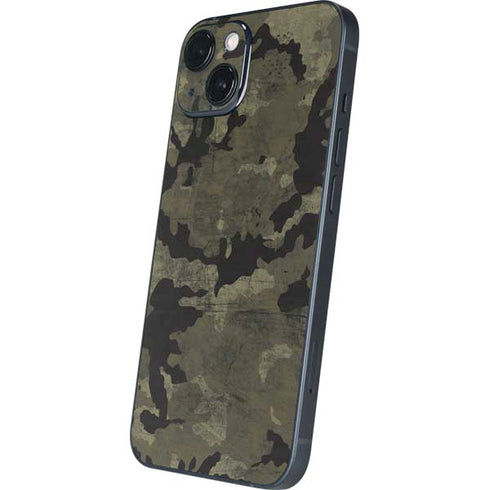 Wood Camo Camouflage iPhone 14 Plus Skin